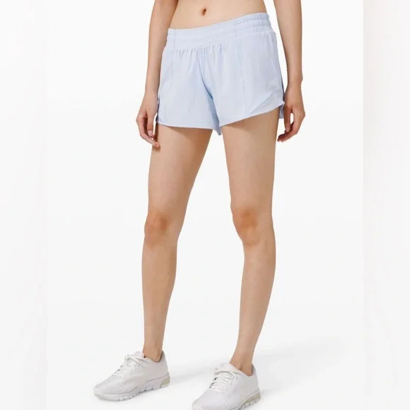Lululemon Hotty Hot Short 4" Daydream Light Blue Women’s Size 4 - Picture 6 of 12